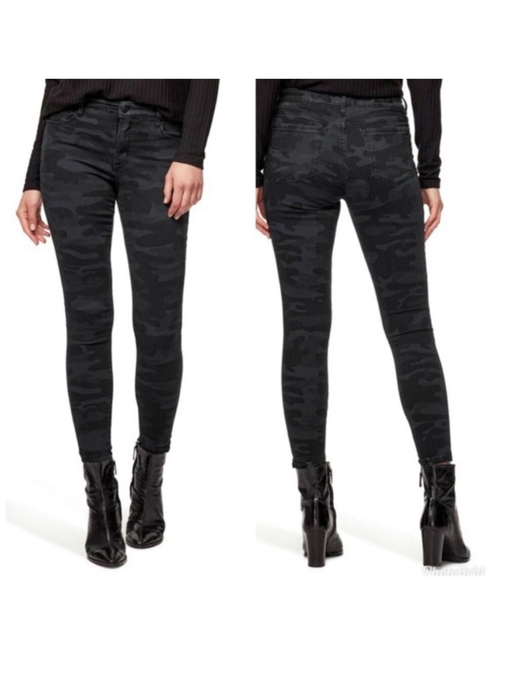 Social Standard Sanctuary Camo Jeans Women's Plus Size 14 High Rise Skinny Ankle
